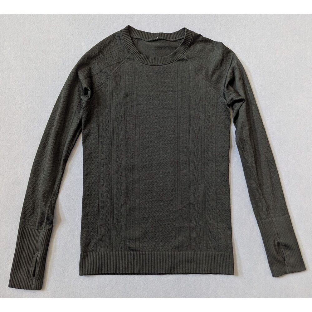lululemon Rest Less Pullover Dark Olive Size 6*